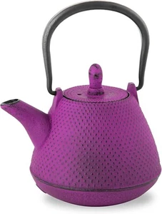 LOGI Nambu Ironware Teapot (Arare Dome 0.4L -Purple) Made in Japan New - Picture 1 of 12