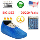100 Pcs Waterproof Boot Cover Anti-Slide Disposable Shoe Covers Big Size for Men