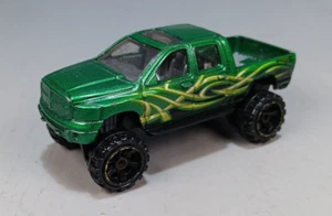 HOT WHEELS DODGE RAM 1500 HW OFF-ROAD 2014 SERIES 133/250 GREEN - Picture 1 of 4