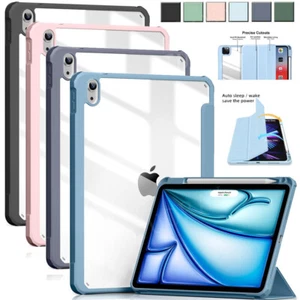 Hülle für iPad 11 10 9 8 7 Gen Air 11" M3 M2 Pro 11 Tasche Cover mit Stifthalter - Bild 1 von 40