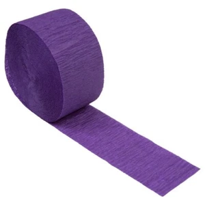 Creative Converting 078130 81' Purple Streamer Paper - 12/Case - Picture 1 of 1