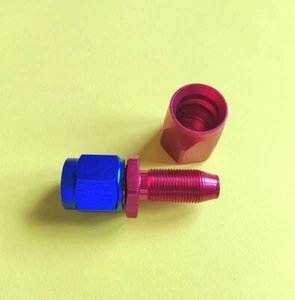 AN10 14 MM 0° DRITTO Raccordo jic forgiato olio benzina tubo treccia gomma - Afbeelding 1 van 1
