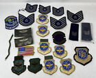 22 VTG USAF Patches, Military Airlift Command, 3 Shoulder Slides, 1 Cord