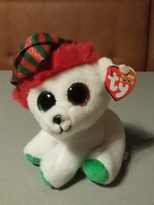 Ty Beanie Boos Eisbär Paxton 15cm - Picture 1 of 2