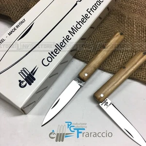 Coltello Artigianale FRARACCIO Sfilato Mini MADE IN ITALY Legno di Olivo 12cm - Foto 1 di 1