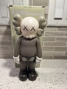Kaws Original Fake 8”20 Cm Brown Model Toy - Picture 1 of 7