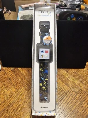 iTech Jr. Kids Smartwatch  Rainbow Polka Dots With Games & Camera - Black  - Image 1 of 3