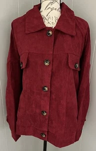 NEW RELEASE Lularoe Great Outdoors Berlin Jacket Coat Solid Red Size 3XL Nwt - Picture 1 of 4
