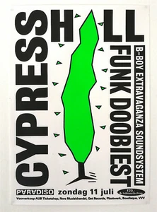 Cypress Hill – Original Concert Poster – Very Rare – Paradiso – Affiche - 1991 - Picture 1 of 3