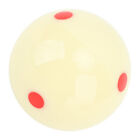 Pool Ball 52.5Mm Diameter Scratchproof Stable Shock Resistance Red Dot