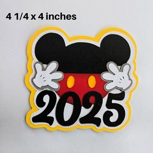 MICKEY 2025 DISNEY TITLE Sammelalbum Stanzformed Paper Piecing von Rhonda - Bild 1 von 1