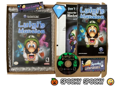 Luigis Mansion Nintendo Gamecube - NTSC-U/C USA VGC CIB with Natural Disc - Image 1 of 4