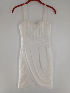 H&M Women's Formal Dress Size 2 Beige NWT Body Con 019 - Picture 1 of 8