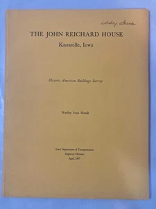 THE REICHARD HOUSE KNOXVILLE IOWA GOTHIC REVIVAL STYLE ARCHITECTURE HISTORY PLAN - Picture 1 of 4