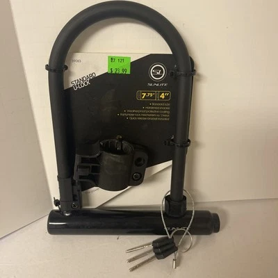 Sunlite Standard U-Lock Std 4x7.75`/10.16x19.68cm 3 Keys Bracket Included - Image 1 of 3