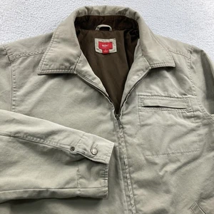 Giacca da lavoro vintage Mossimo uomo marrone medio full zip colletto velluto a coste Detroit Y2K - Foto 1 di 10