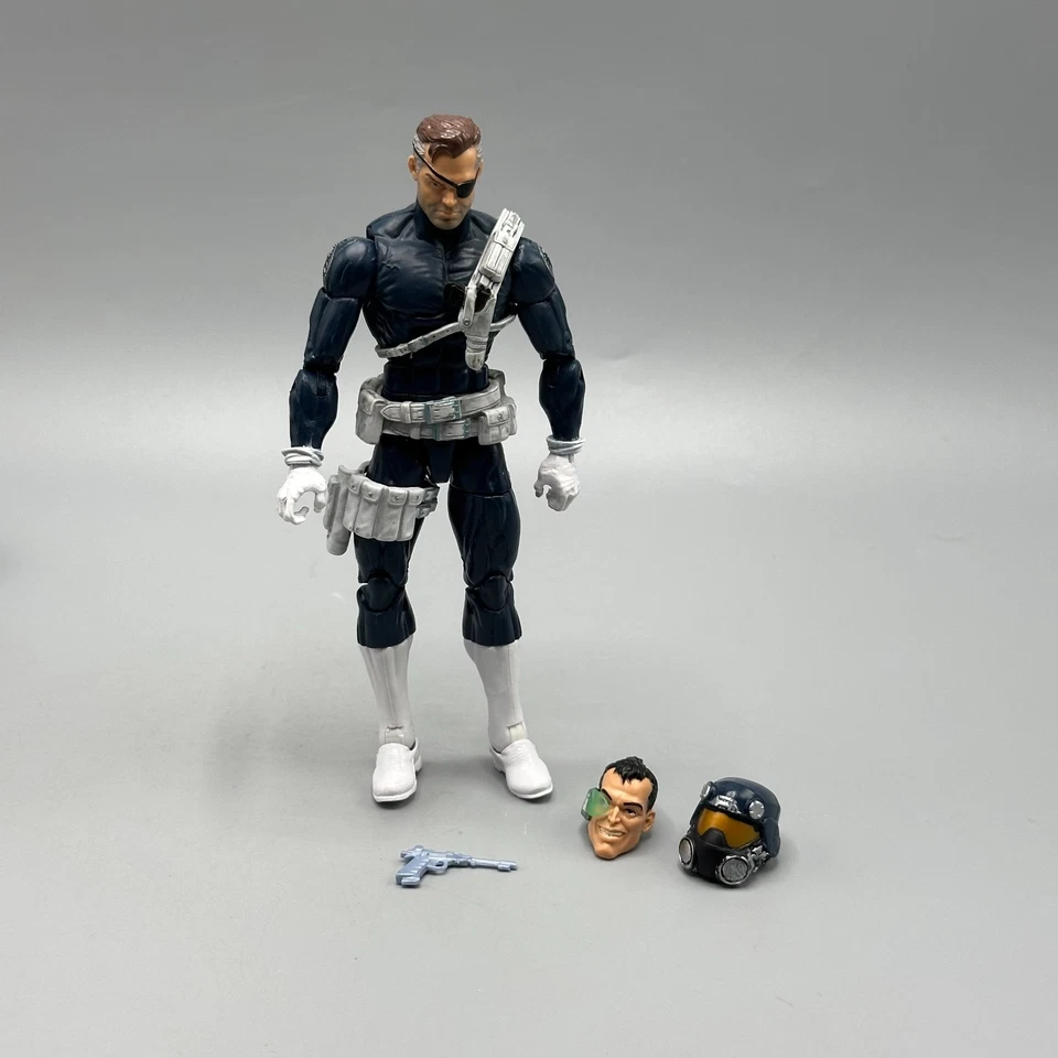 6-дюймовая фигурка Marvel Legends Ник Фьюри щит Капитан Америка гигантский человек BAF в комплекте - Изображение 1 из 4