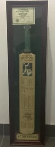 π "Sir Donald Bradman β At The Crease" Limited Edition Signed Bat - Picture 1 of 4