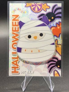 2024 Panini Squishmallow Series 1 White Mojo Halloween #3 - Holly SP 77/199 - Imagen 1 de 2