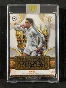 2024/25 Topps REVERENCE Raul Autograph Card Real Madrid Limited 25 Pieces - Picture 1 of 2