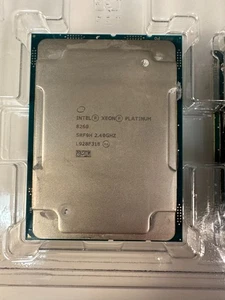 SRF9H INTEL XEON PROCESSOR PLATINUM 8260 24-CORE 2.40GHZ 165W FCLGA3647 CPU - Photo 1/2