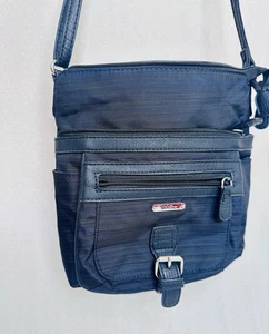 The Multi Sak Purse Blue Medium Adjustable Shoulder Bag Crossbody NWOT - Picture 1 of 7