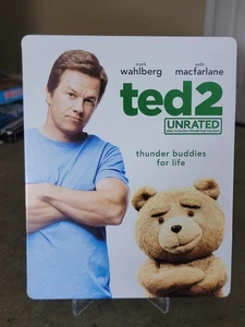 Ted 2 Unrated Blu-ray/Dvd Steelbook w/ j-card & clear bag 2015 - Picture 1 of 7
