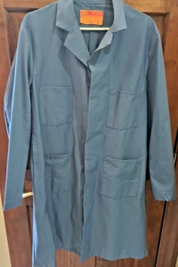 Vintage Workwear langer Laborkittel Jacke blau Größe 42 - Bild 1 von 9