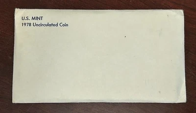 1978 Uncirculated Coin Set U.S Mint Original Government Packaging FREE SHIPPING - Image 1 of 3