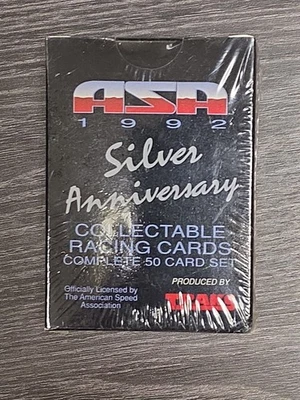 TRAKS ASA Silver Anniversary 1992 Collectable Racing 50 card set SEALED Wallace - Image 1 of 2
