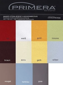 Primera Kissen Bezug  Seitenschläfer 40x140 cm Mako Jersey 100% Baumwolle - Bild 1 von 12