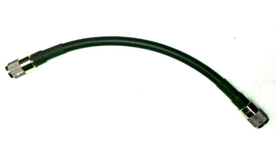 ONE Foot RG-213 Coaxial Cable Jumper Hand Soldered High Quality Amphenol® - Image 1 of 1