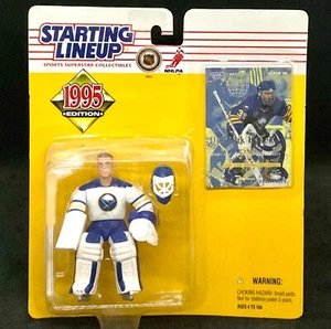 1995 Dominik Hasek Kenner Starting Lineup SLU Figur & Karte versiegelt brandneu - Bild 1 von 3