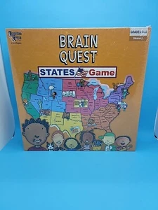 Brain Quest States Juego de Memoria Grado 3 4 5 6 Geografía Aprendizaje Juegos Universitarios - Imagen 1 de 7