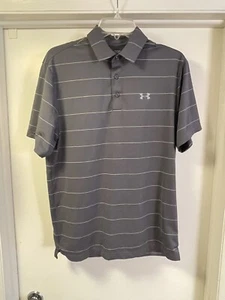 Under Armour Heat Gear Polo Golf Shirt Size Medium - Picture 1 of 3