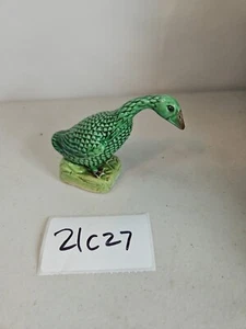 Duck Goose Chinese China Porcelain Ceramic Glaze Figure Figurine Antique 21c27 - Picture 1 of 5
