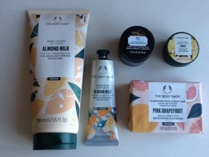 Beauty Paket The Body Shop Body Lotion Hand Balm Lip Butter 5tlg NEU OVP - Bild 1 von 4