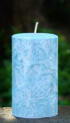 MASSIVE 400hr 1.7kg RALPH LAUREN BLUE Womens Scented Natural LANTERN CANDLE gift - Image 1 of 4