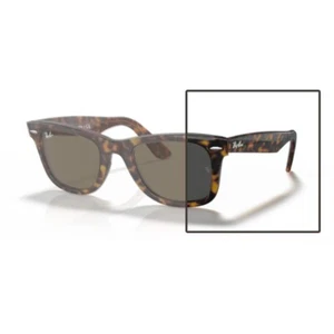 COPPIA di ASTE RayBan WAYFARER 2140 - 1292B1 - Havana su marrone traspa - 150 mm - Foto 1 di 3