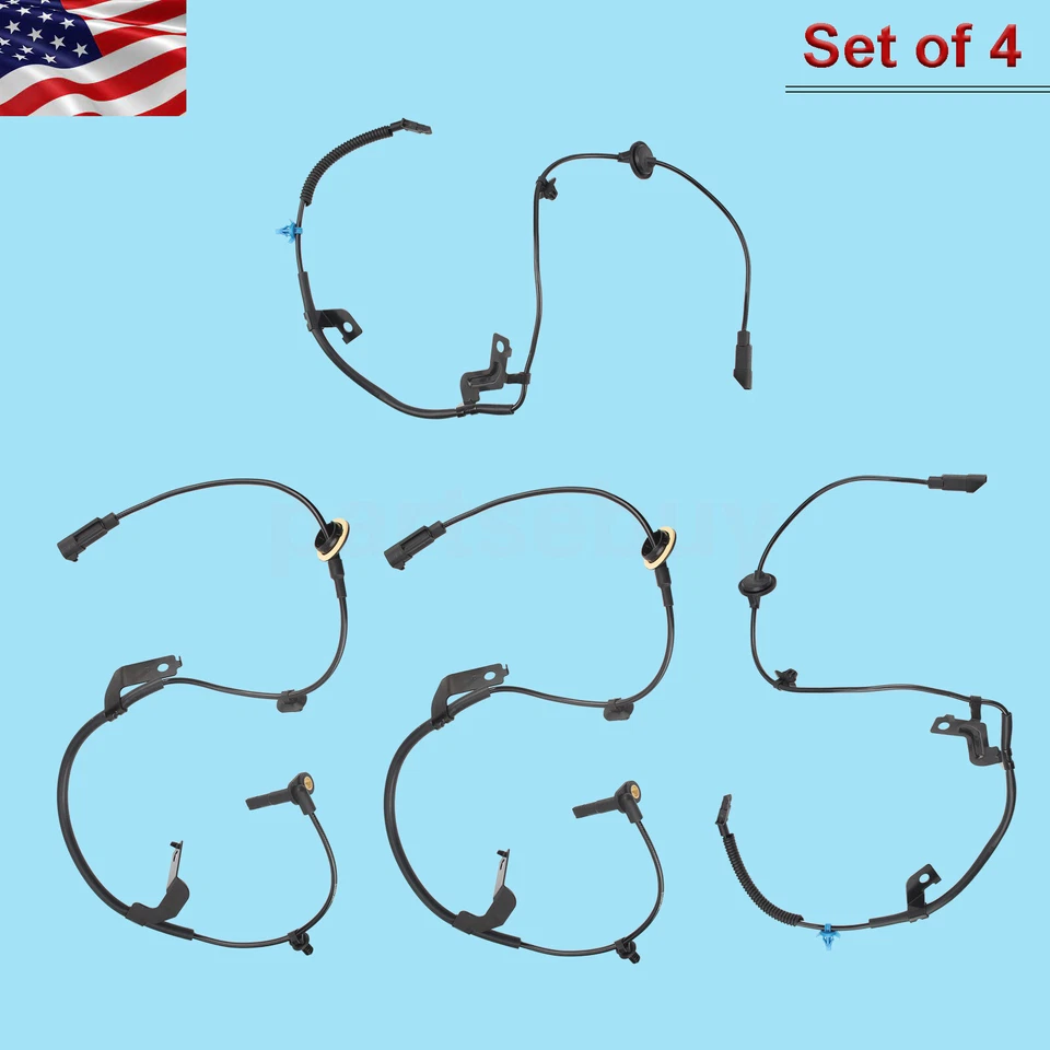 Sensor de velocidad de rueda ABS para Jeep Compass Patriot 2007-2016 tracción delantera 4 piezas Foto 1 de 4