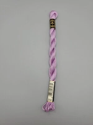 DMC Perle Cotton Skein Size 5 27.3yd 554 Needlepoint Embroidery, Crewel - Image 1 of 4