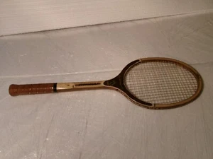 Vintage Rare Jim Witherspoon Ambassador Wood Holz Tennisschläger L 4 1/2 - Bild 1 von 16