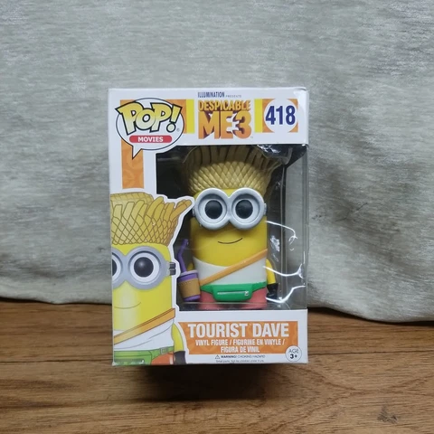 Funko Pop! Movies 418 Despicable Me 3 Tourist Dave Vinyl Figure Cover