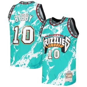 Mitchell Ness Mike Bibby Marble Swingman Vancouver Grizzlies 1998-99 HWC Jersey