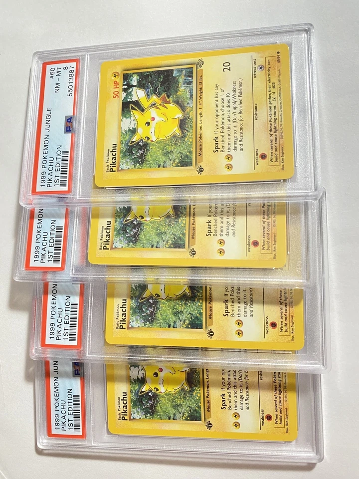 1x 1999 Pikachu Jungle 1st Edition - NM-MT PSA 8 - Pokemon - Image 1 of 1