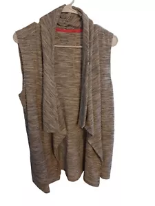 Calvin Klein Performance Sleeveless Cardigan Size Large - Picture 1 of 3