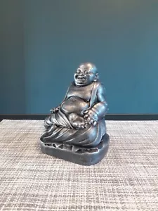 Luxury Stone Garden Sitting Buddha Statue/Indoor/Outdoor Ornament Heavy - Picture 1 of 6