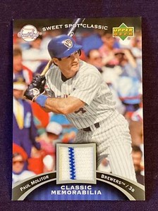 PAUL MOLITOR 2007 Upper Deck Sweet Spot Classic Memorabilia JERSEY #CM-MP HOF