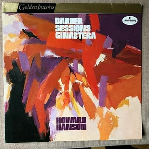 HOWARD HANSON - BARBER SESSIONS GINASTERA MINT VINYL LP - Picture 1 of 10