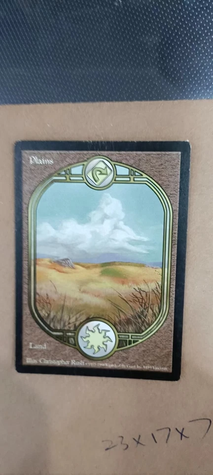 Plains Unglued  Basic Land Extended / Full Art MTG see image - Image 1 of 3